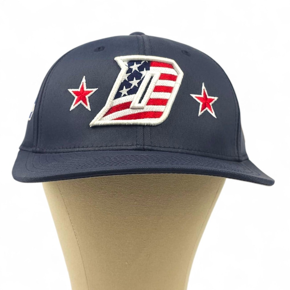 Pacific Headwear 8D6 Flexfit Hat S/M Colorado Cal Ripken Baseball Cap Navy